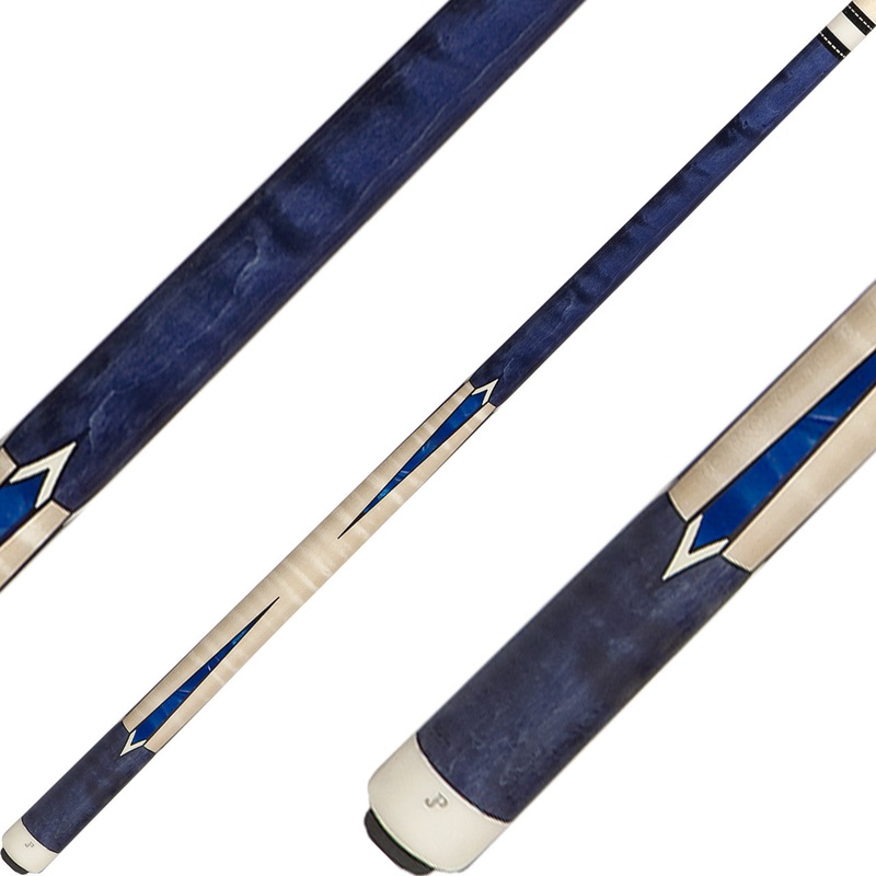 J Pechauer JP13S Cue – Blue Pearl Points