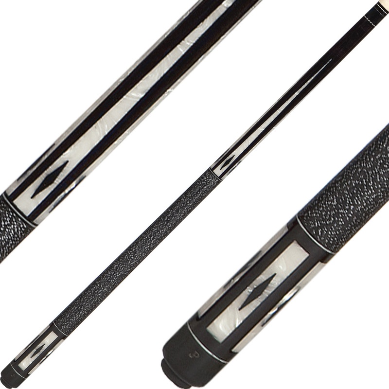 J Pechauer JP17S Cue – Ebony Diamonds