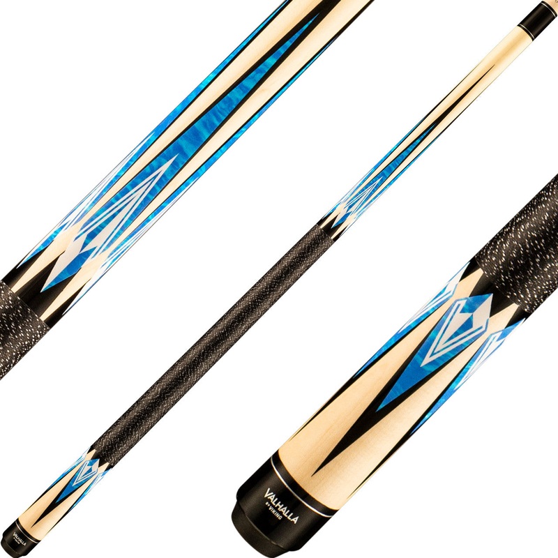 Valhalla VA471 Cue – Natural with Blue Wave Points