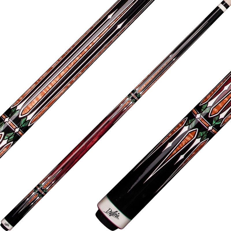 Dufferin D-SE44 Pool Cue – Black and Cocobolo