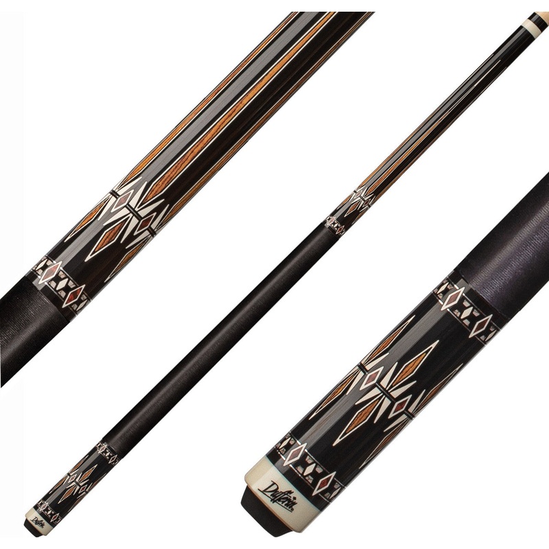 Dufferin D-SE53 Pool Cue – Antique Maple Cheetah Stain