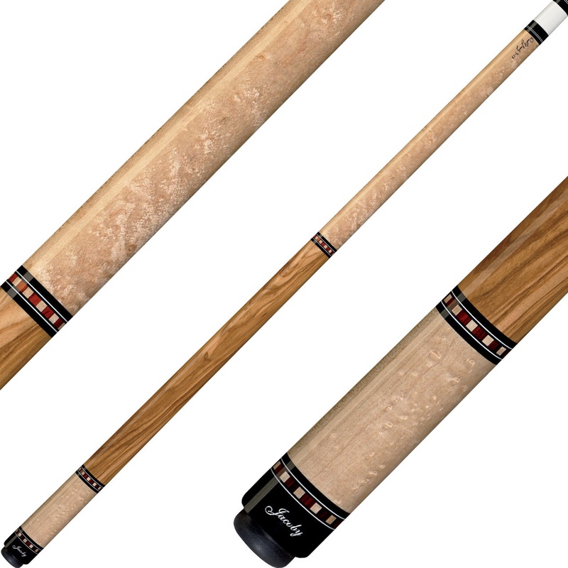 Jacoby HB1 Cue – Birdseye Maple with Olivewood