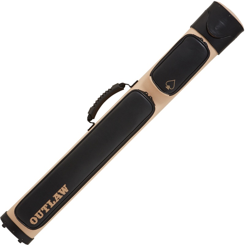 Outlaw OLX22BK 2×2 Hard Cue Case – Black Pockets