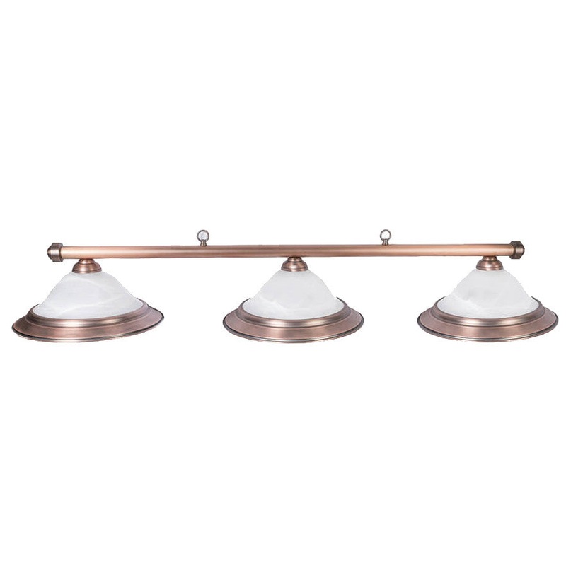 Presidential Billiards Pool Table Light – Oil Rubbed Bronze Light with Glass Shades