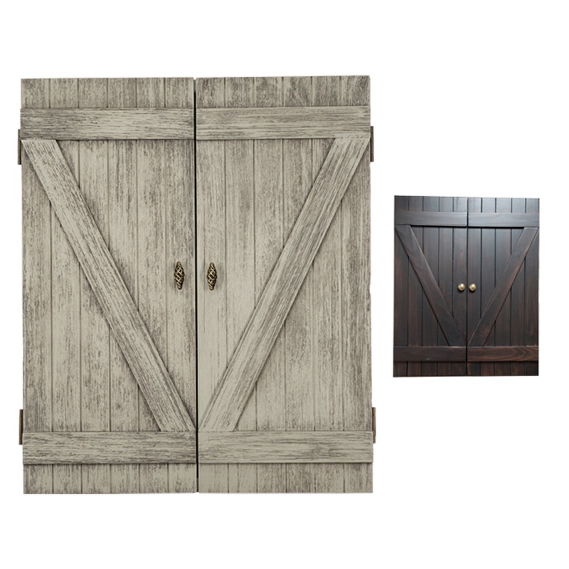 Presidential Billiards Rustic Dartboard Cabinet