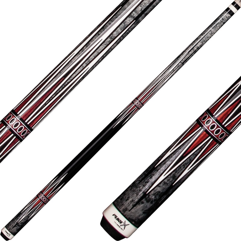 Pure X HXT67 Cue – Smoke Grey Forearm with Cocobolo Points