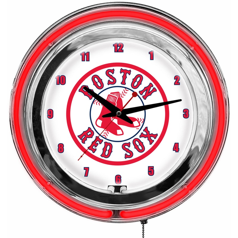Boston Red Sox Clock Neon 14″