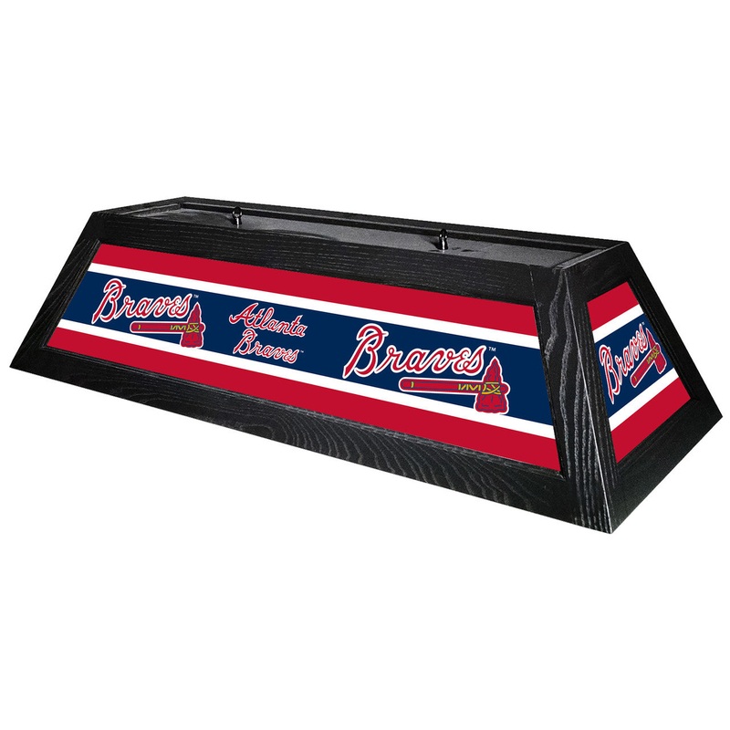Atlanta Braves Pool Table Light