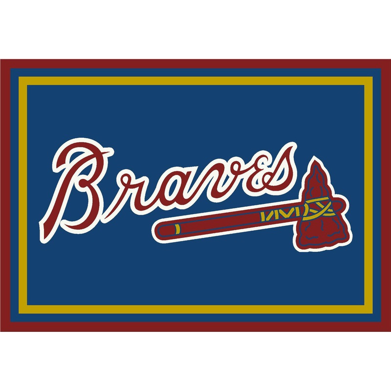 Atlanta Braves Rug Team Spirit