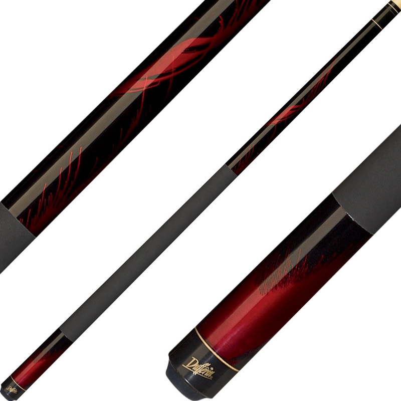Dufferin D-212 Pool Cue – Red Flame