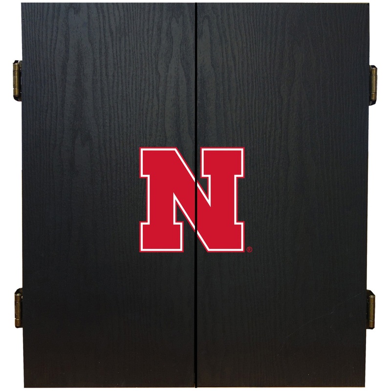 University of Nebraska Dartboard Cabinet Set Fan’s Choice