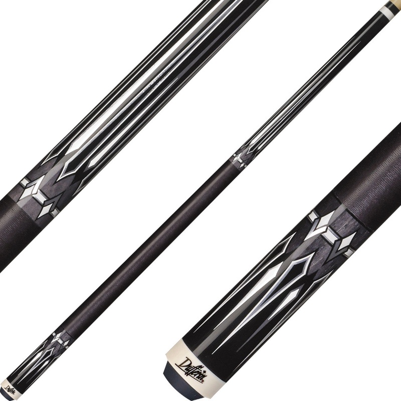 Dufferin D-490 Pool Cue – Black and Grey