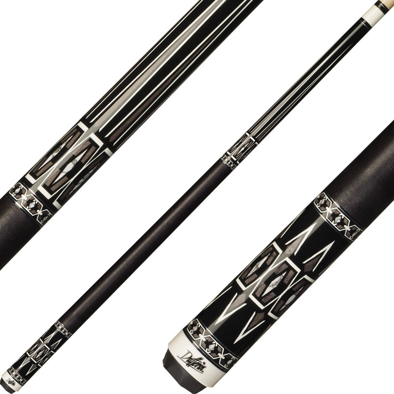 Dufferin D-539 Pool Cue – Black and Coffee