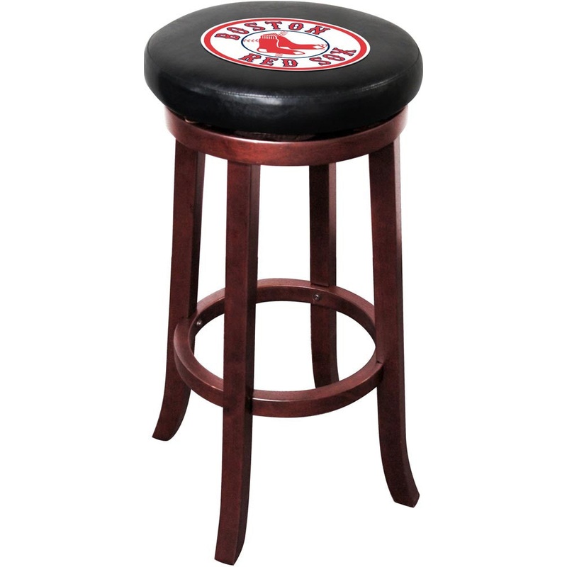 Boston Red Sox Wooden Bar Stool