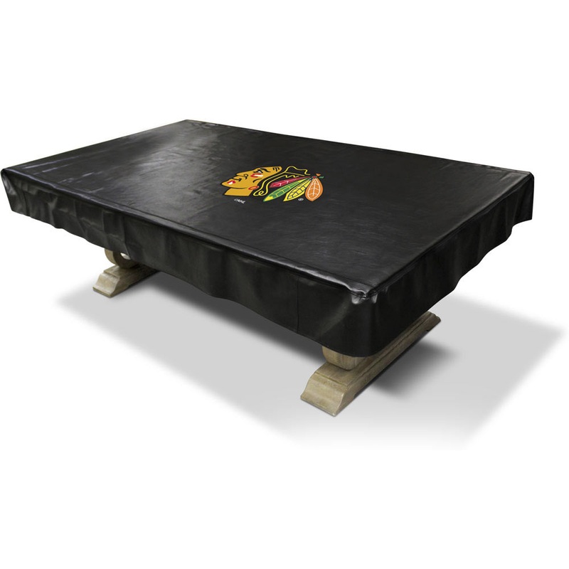 Chicago Blackhawks Pool Table Cover