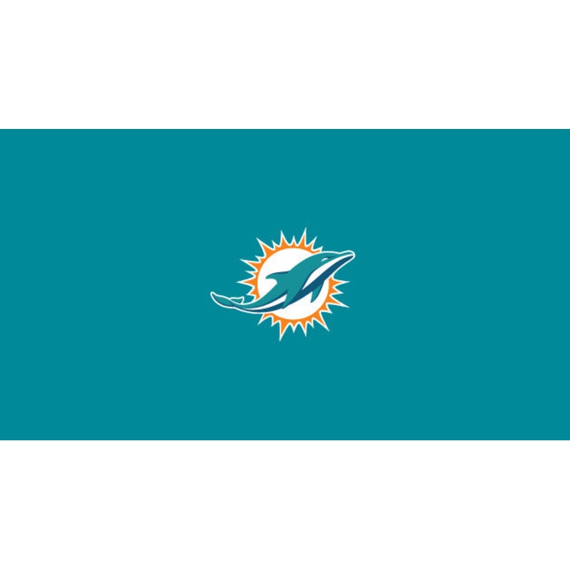 Miami Dolphins Pool Table Felt