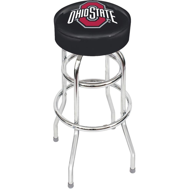 Ohio State University Chrome Bar Stool