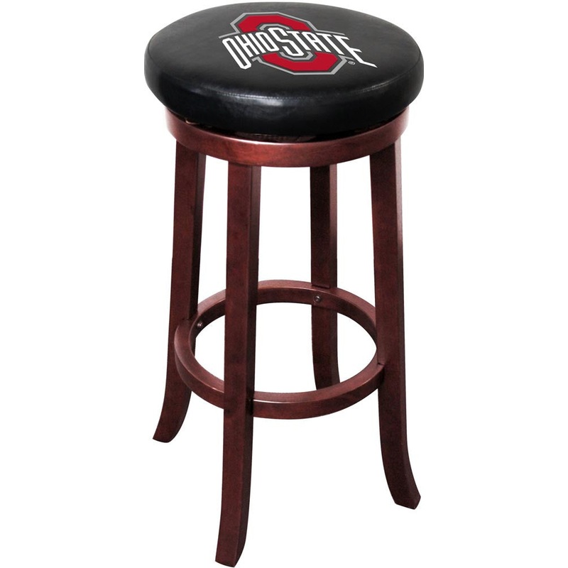 Ohio State University Wooden Bar Stool