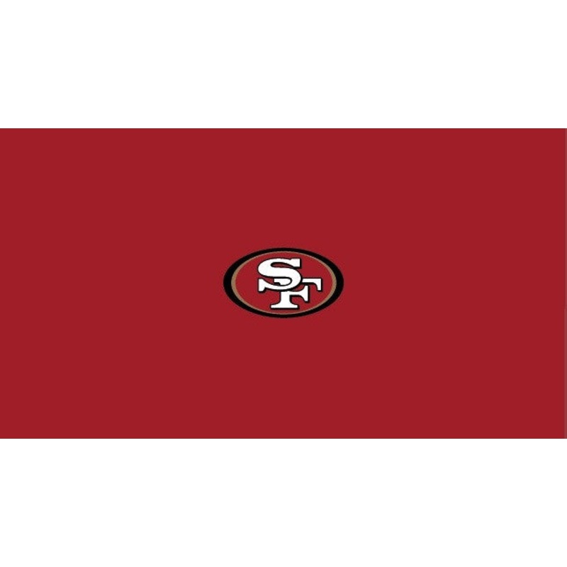 San Francisco 49ers Pool Table Felt