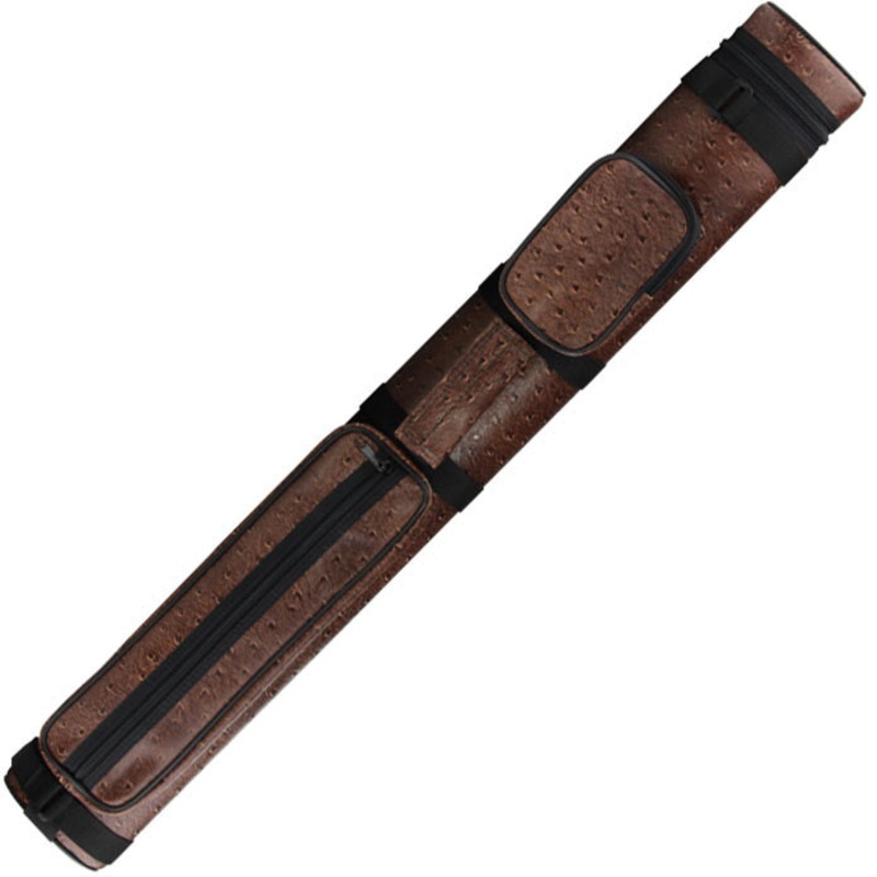 Ozone Pool Cue Case – Tube 2 Butt/2 Shaft – Brown
