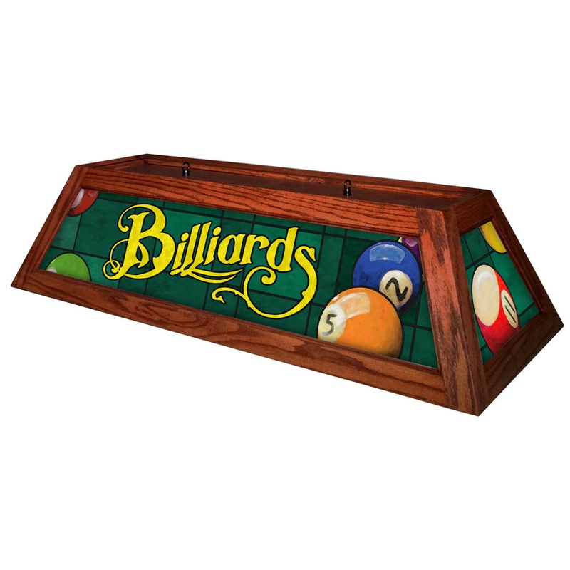 Classic Green Billiards Pool Table Light Cherry Stain