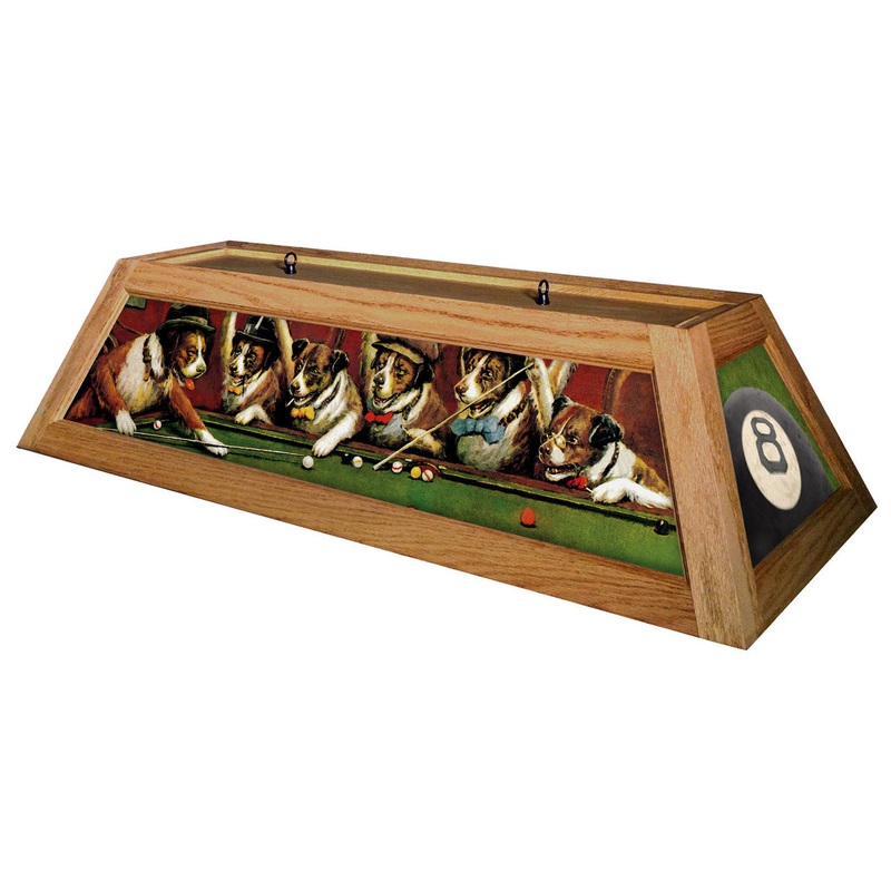 Pool Dogs Pool Table Light Oak Stain