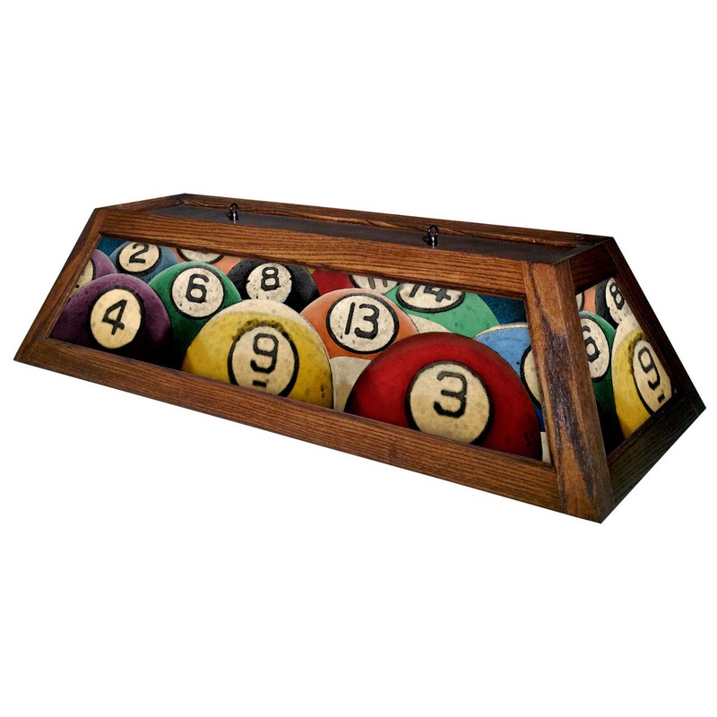 Rack Em Up Pool Table Light Mahogany Stain