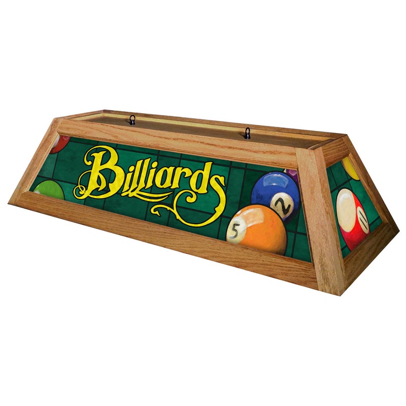 Classic Green Billiards Pool Table Light Oak Stain