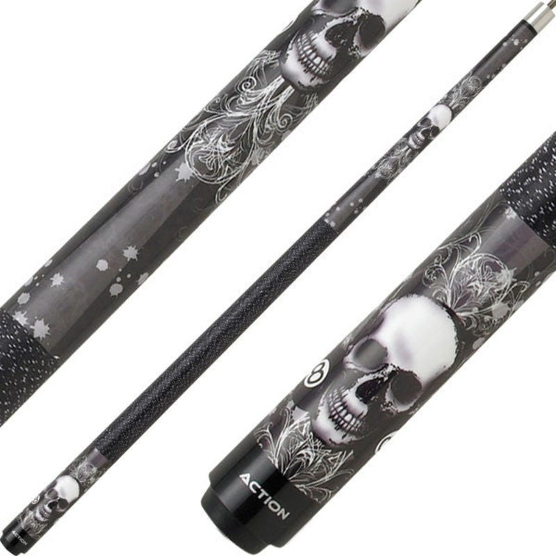 Eight Ball Mafia EBM02 Play Cue – Skull with 8 Balls
