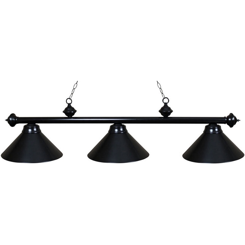 Ozone Black Pool Table Light