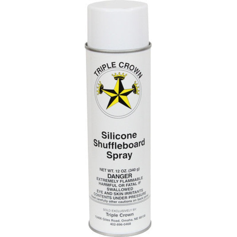 Triple Crown Silicone Shuffleboard Spray Can 12 oz