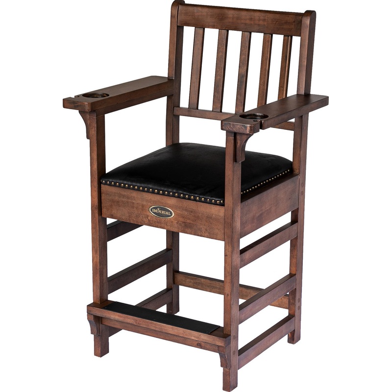 Imperial Premium Spectator Chair with Drawer – Whiskey Stain