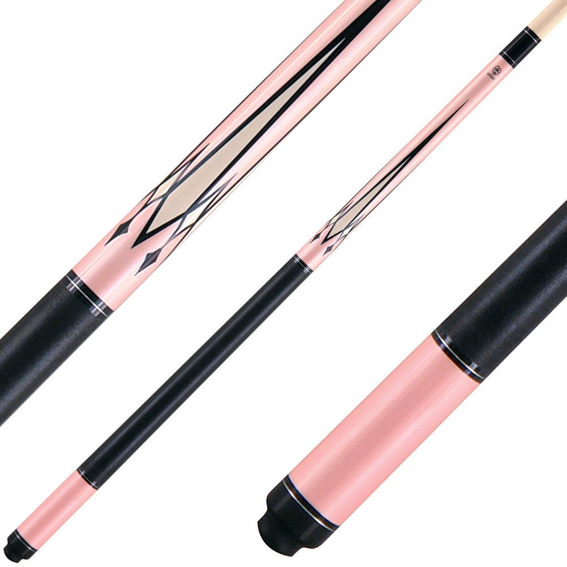 Lucky L17 Pool Cue – Metallic Pink with Points