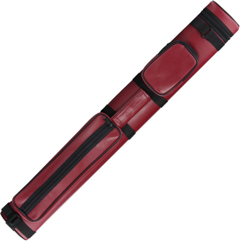 Ozone Pool Cue Case – Tube 2 Butt/2 Shaft – Burgundy