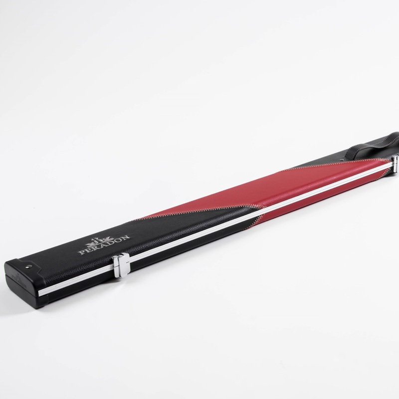 Peradon Halo Plus One Piece Extra Wide Cue Case Limited Edition  Black And Red Arrow