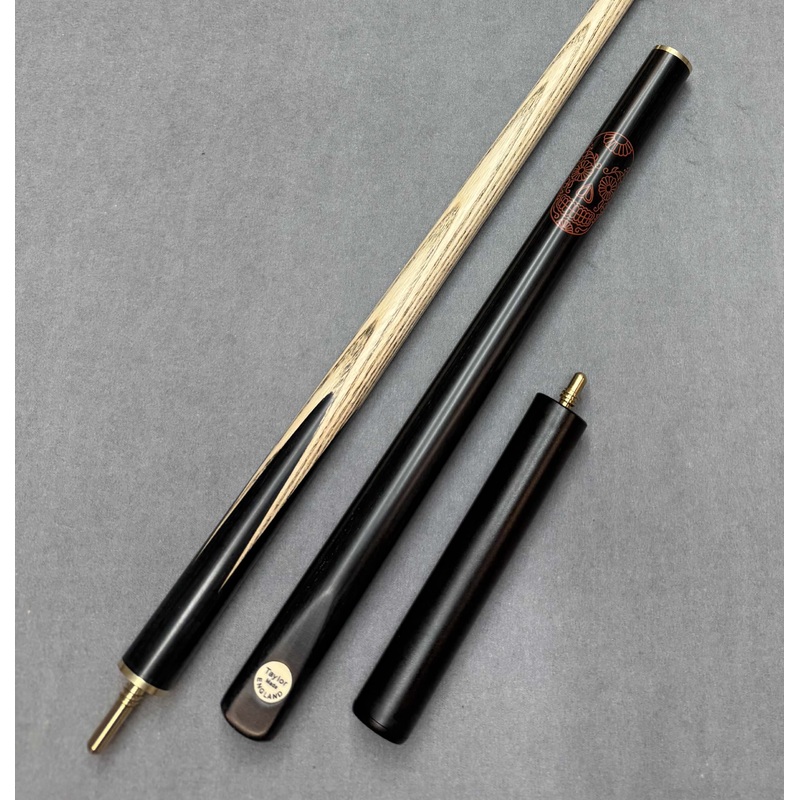 Taylor Made 57 3/4 Jointed Ash Snooker Pool Cue   Mini Butt  Pierced Fate