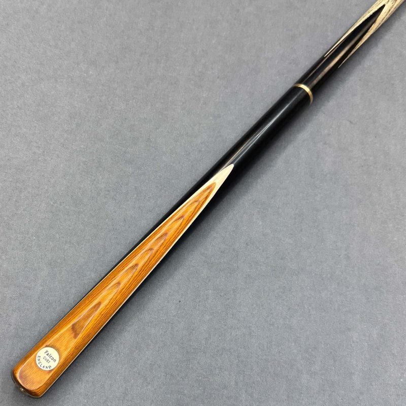 Falcon Orange 3/4 Jointed Ash Snooker Cue   Mini Butt