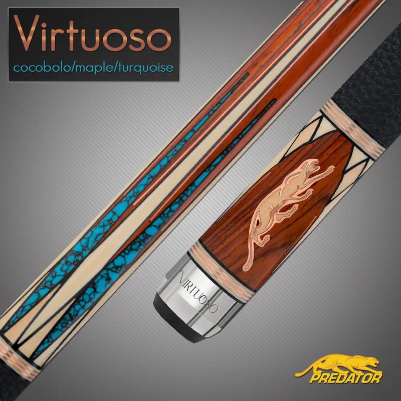 BUTT PREDATOR VIRTUOSO COCOBOLO/MAPLE/TURQUOISE