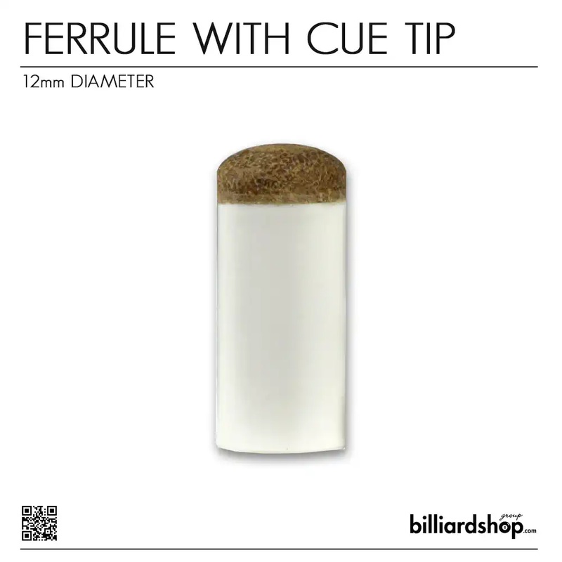 FERRULE WITH CUE TIP 12mm