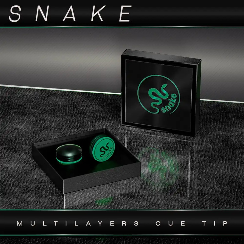 MULTILAYER SNAKE CUE TIP 14,00MM