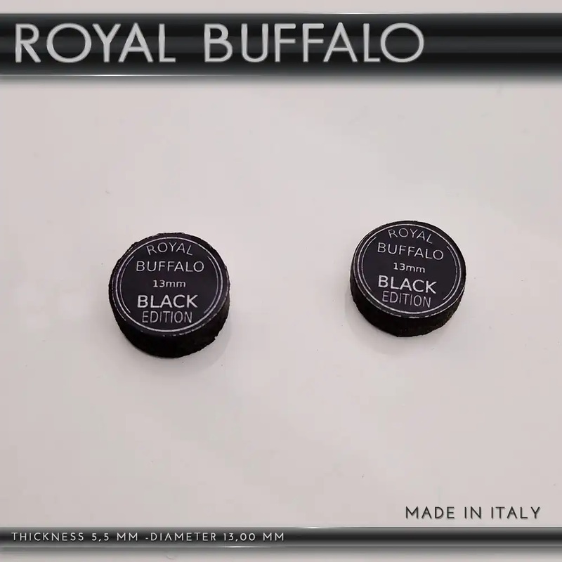 ROYAL BLACK WATER BUFFALO CUE TIP 13,00MM