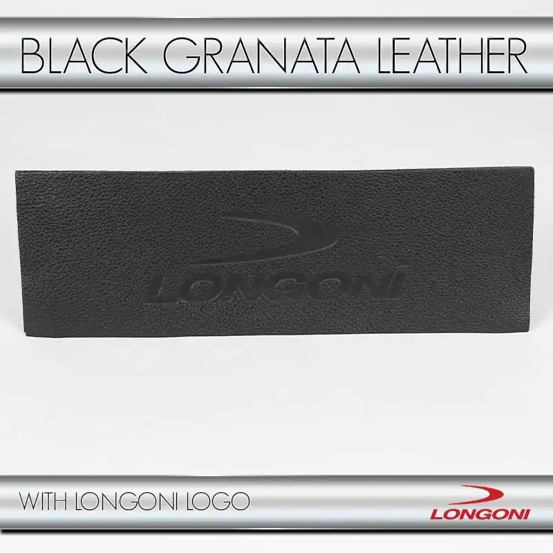 BLACK GRANATA LEATHER WITH LONGONI LOGO