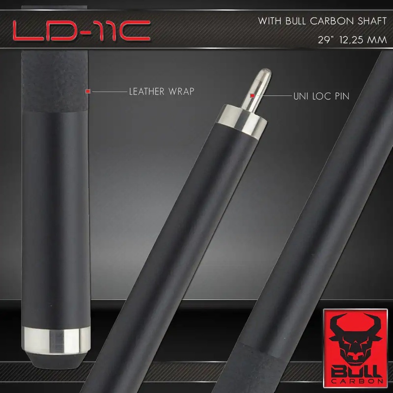 LD11C Black Onyx Matte, Leather Lore Wrap, UL QR Joint