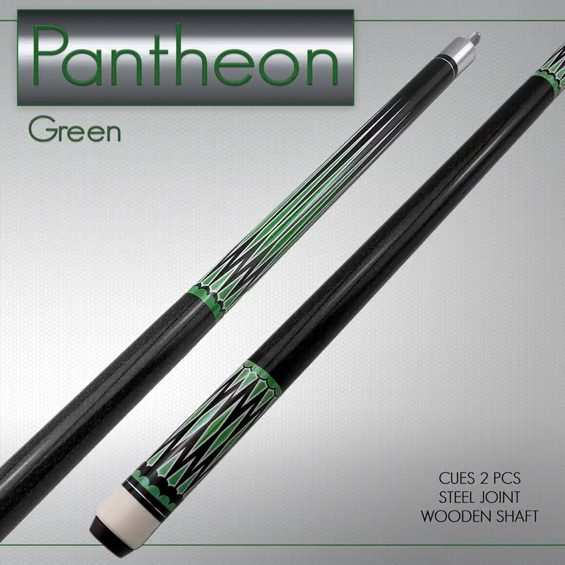 POOL CUE PANTHEON GREEN LW