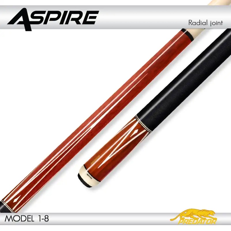 POOL CUE PREDATOR ASPIRE 1-8