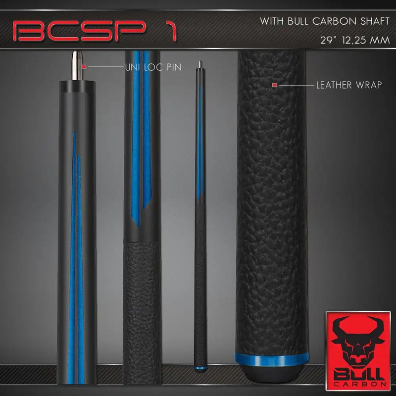 BCSP1 Blue Split Point Design, Backend Loaded Leather Lore Wrap, Blue