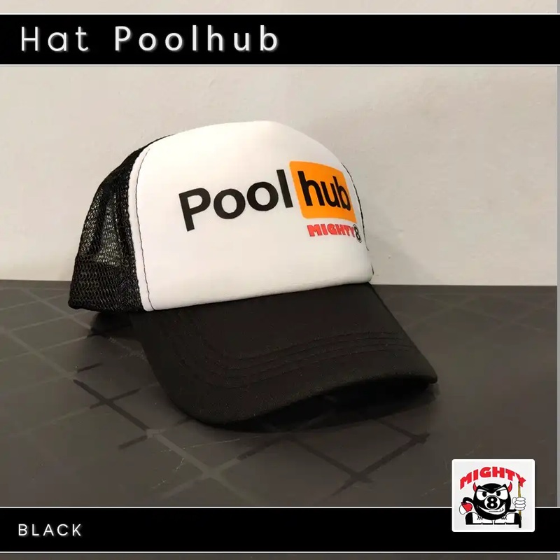 HAT MIGHTY EIGHT [ POOL HUB ]  BLACK