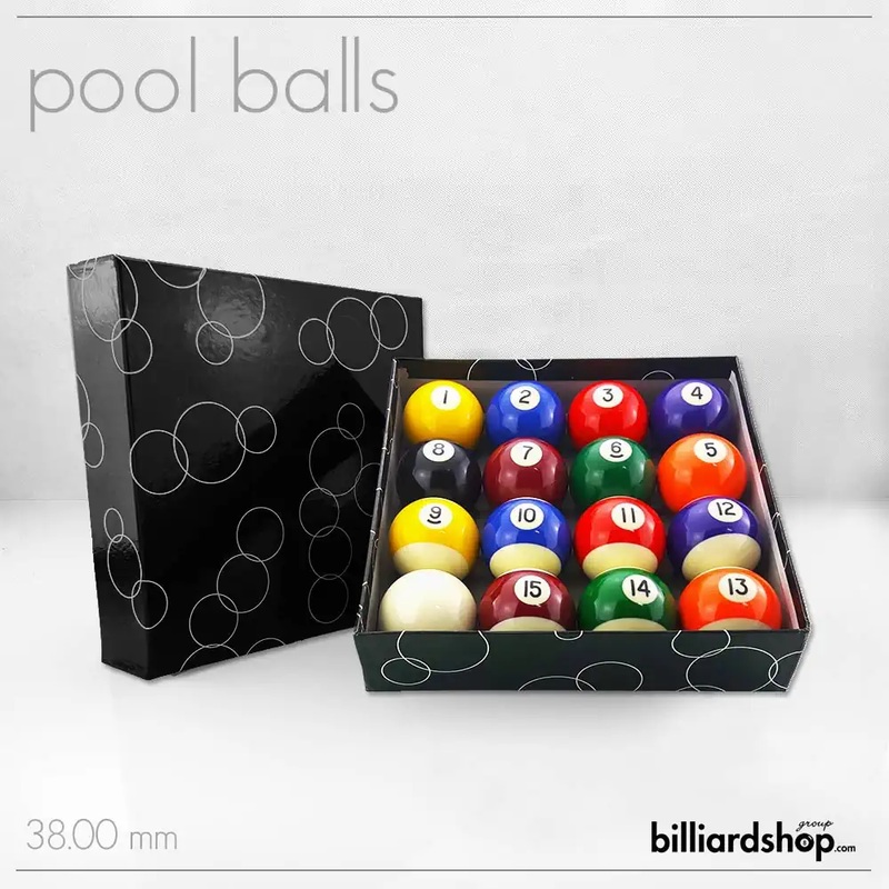 POOL BALL SET 38MM