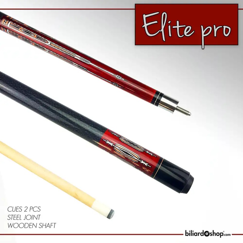 POOL CUE ELITE RED BS