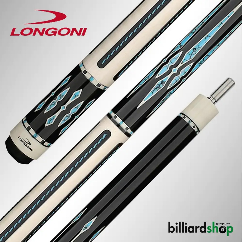 POOL CUE LONGONI BLACK MAMBA II  STRIPS  S2